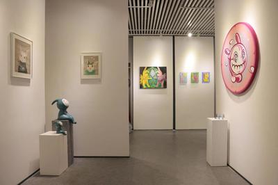 文博会到艺展中心看"兔兔"