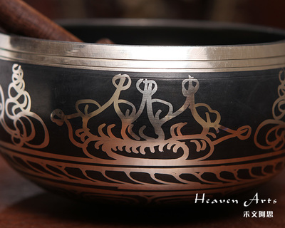 佛音碗上的吉祥结 禾文阿思艺术天堂里的文化交响